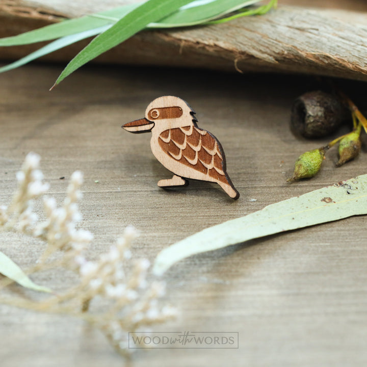 Kookaburra Wooden Pin