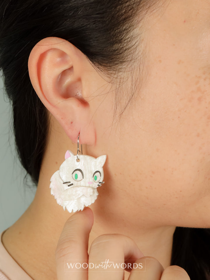 Jiji and Lily Acrylic Dangle Earrings