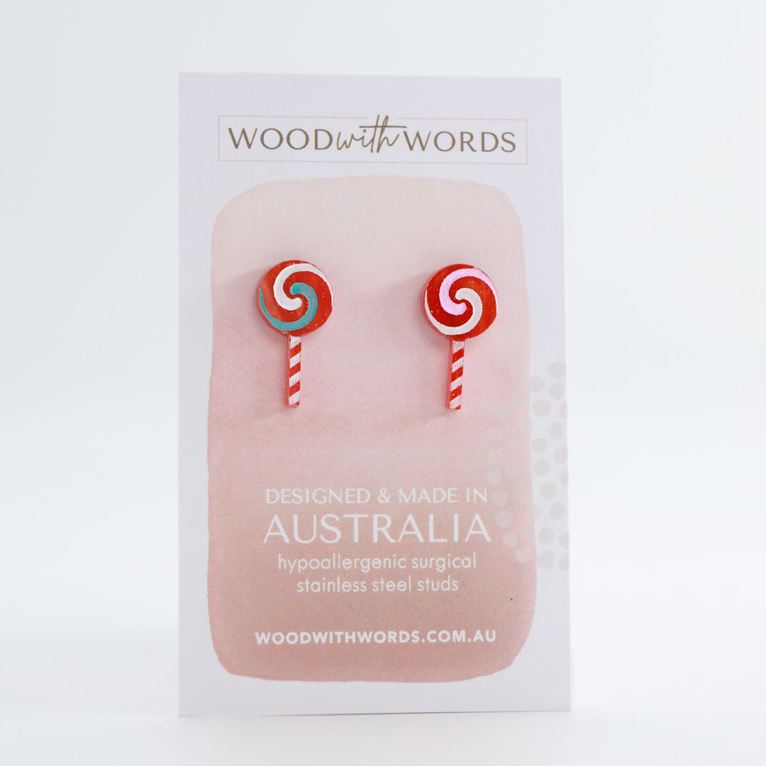Lollipop Stud Earrings
