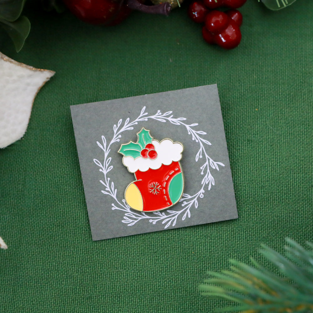 GIFT: Christmas Enamel Pin (not for sale)