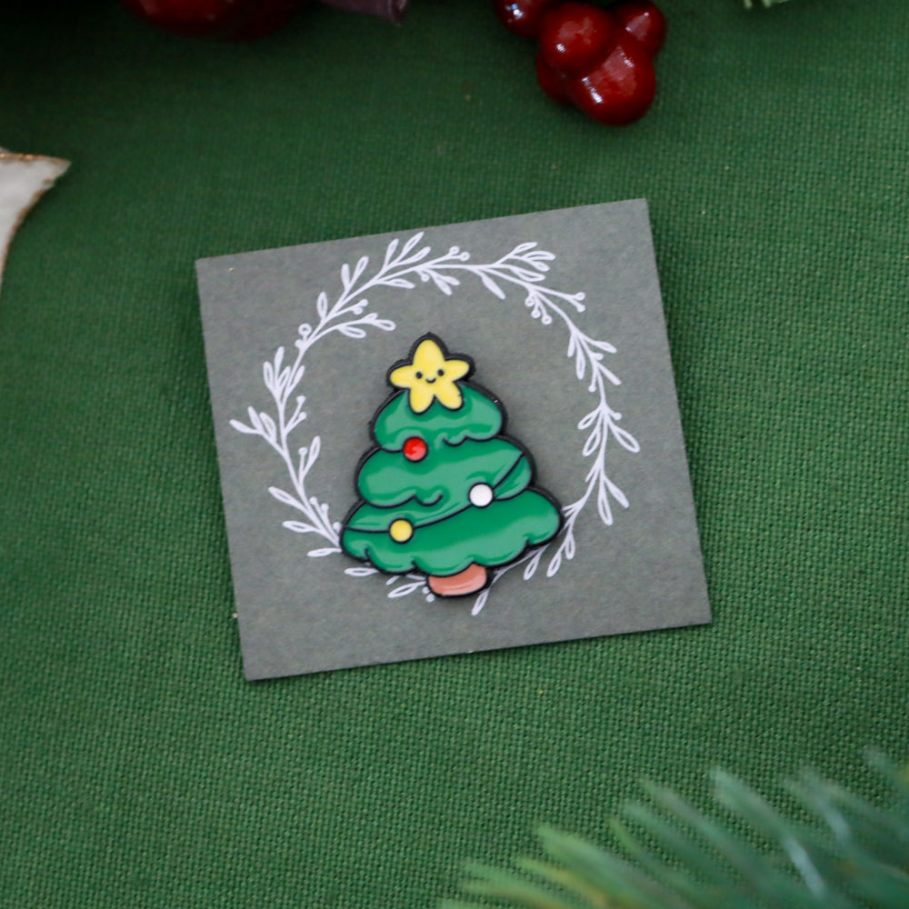 GIFT: Christmas Enamel Pin (not for sale)