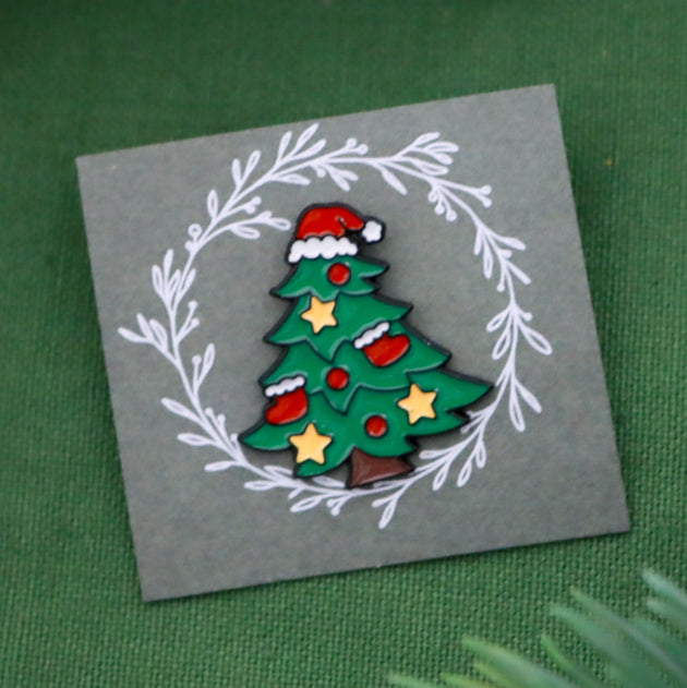 GIFT: Christmas Enamel Pin (not for sale)