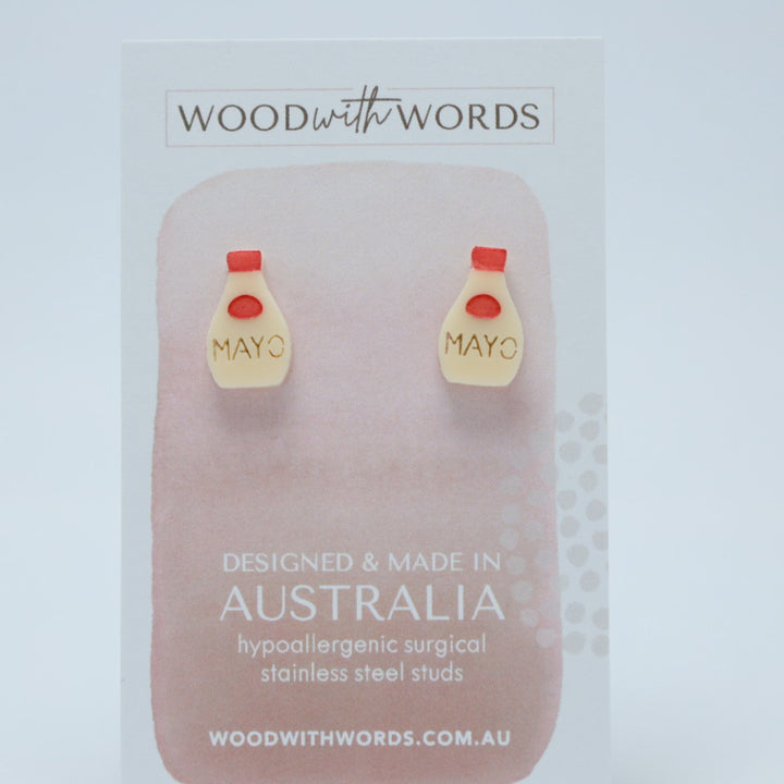 バタフライフィッシュアクリルスタッドイヤリング - 募金活動