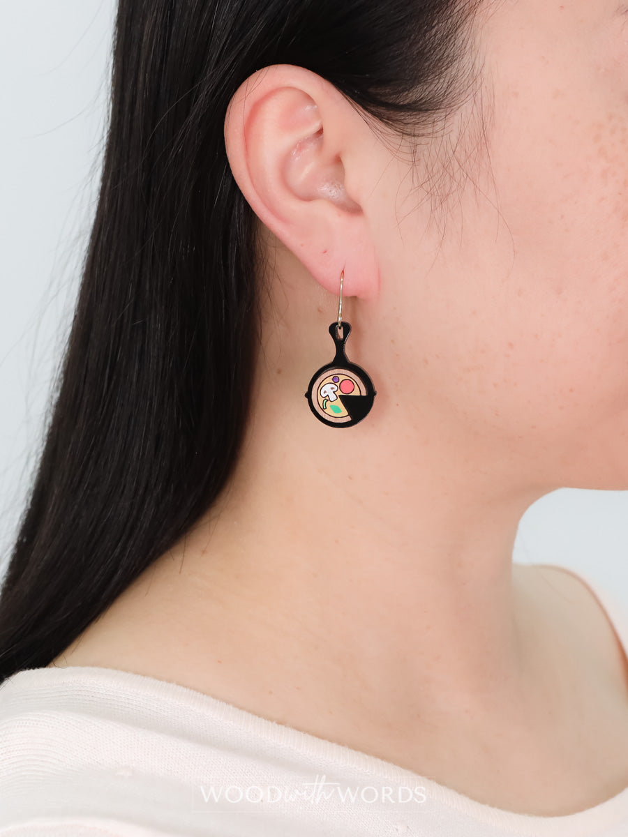 Pizza Dangle Earrings