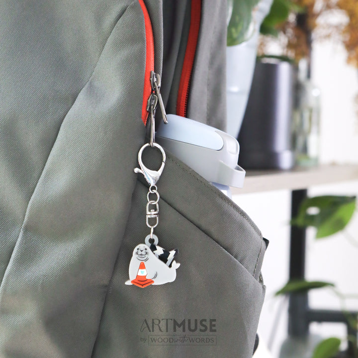 Neil the Seal Bag Clip