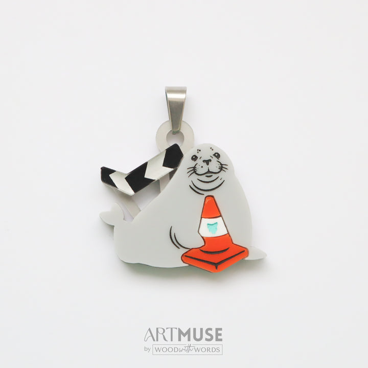 Neil the Seal Necklace Pendant