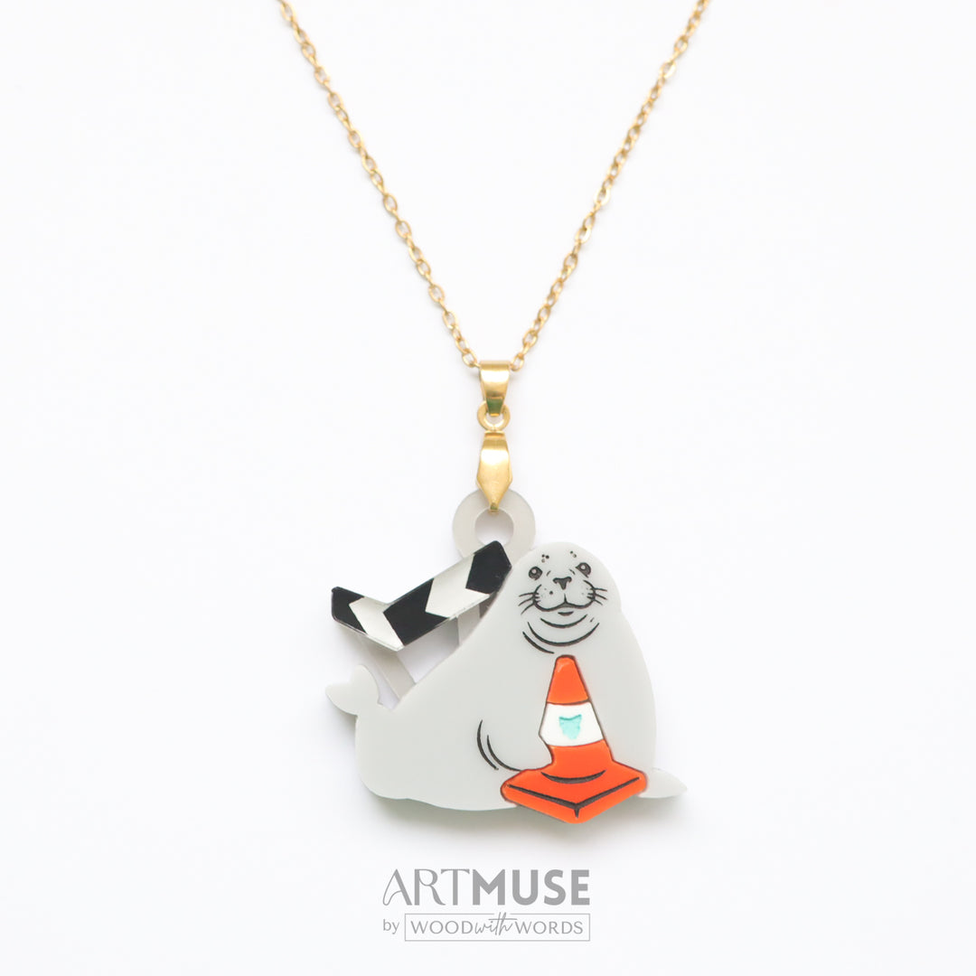 Neil the Seal Necklace Pendant