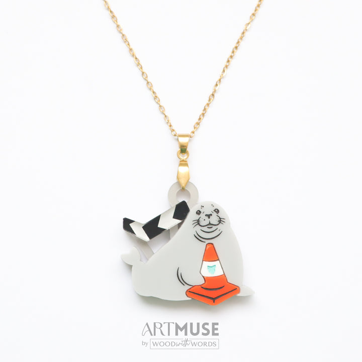 Neil the Seal Necklace Pendant