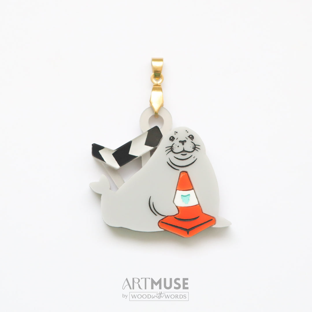 Neil the Seal Necklace Pendant
