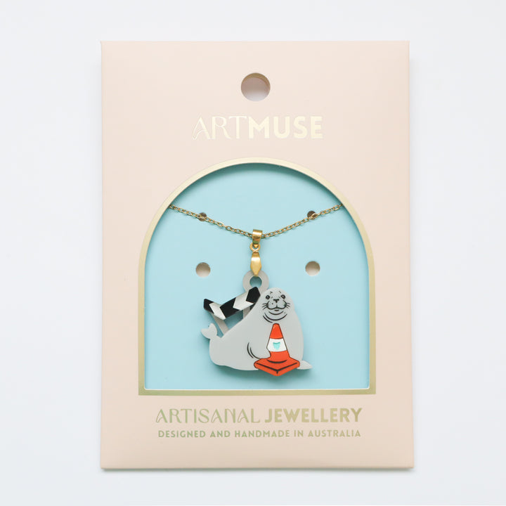 Neil the Seal Necklace Pendant