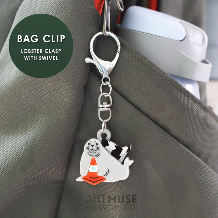 Neil the Seal Bag Clip