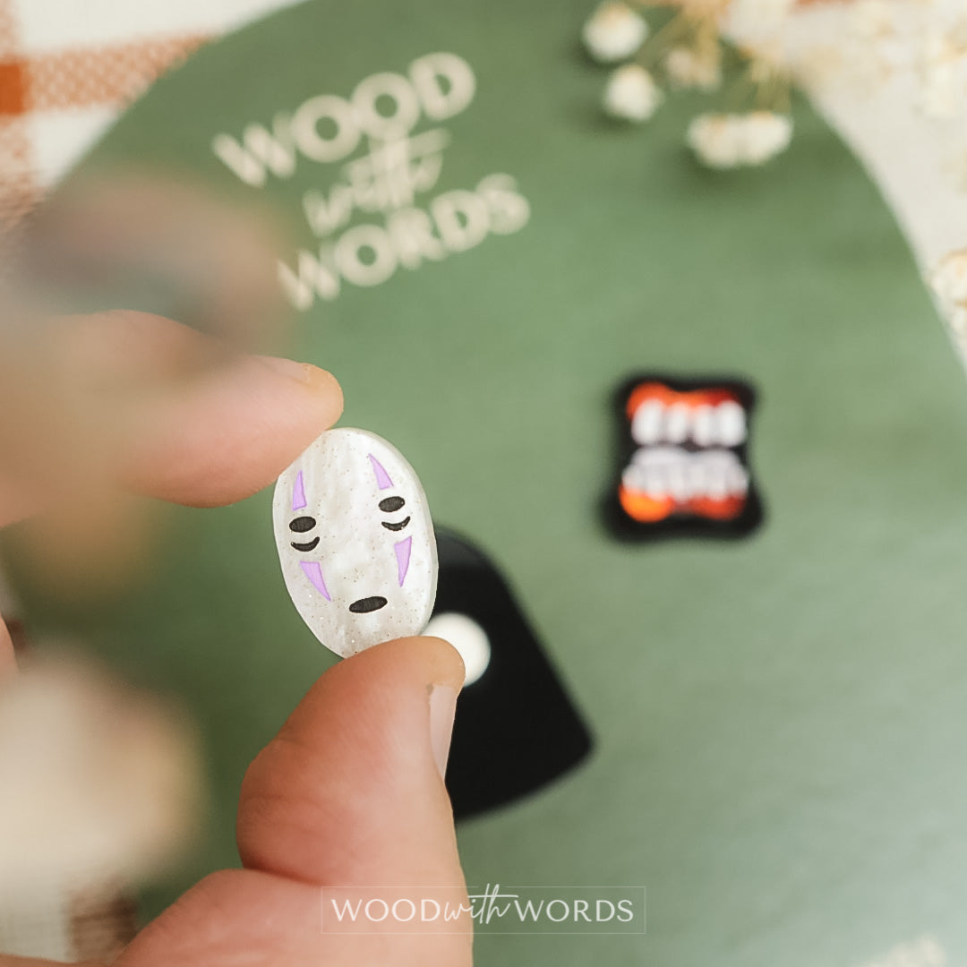 No Face Magnetic Brooch