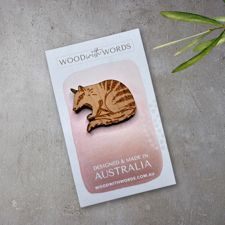 Numbat Wooden Pin