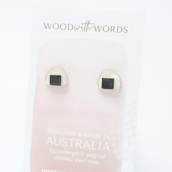 Onigiri Riceball Acrylic Stud Earrings