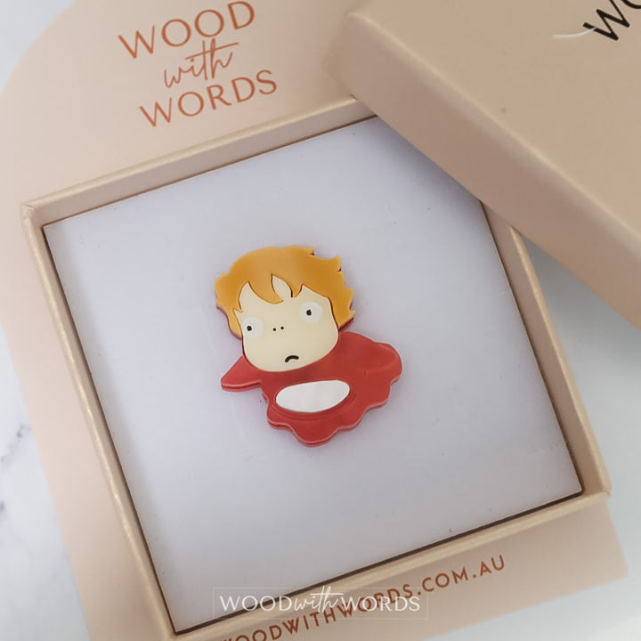 Ponyo Brooch