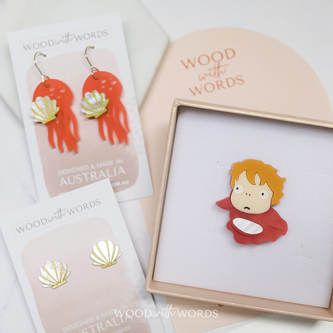 Ponyo Brooch