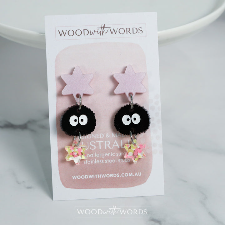 Soot Sprites Dangle Earrings