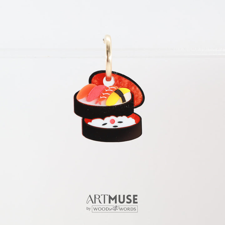 Fish Soy Sauce x Sushi Bento ARTMUSE Charm + Hoops