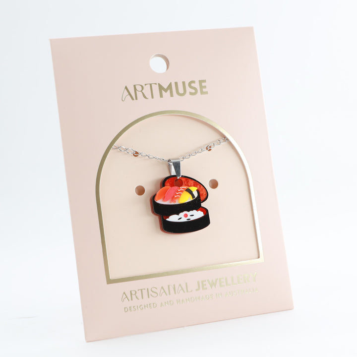 Sushi Bento Necklace Pendant