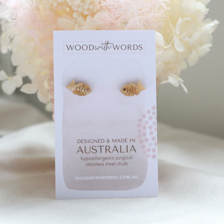 Taiyaki Seabream Acrylic Stud Earrings