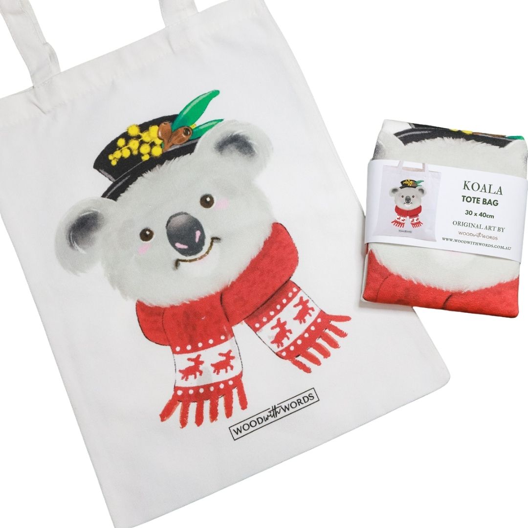 Koala Canvas Tote Bag