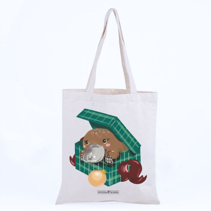 Platypus Canvas Tote Bag