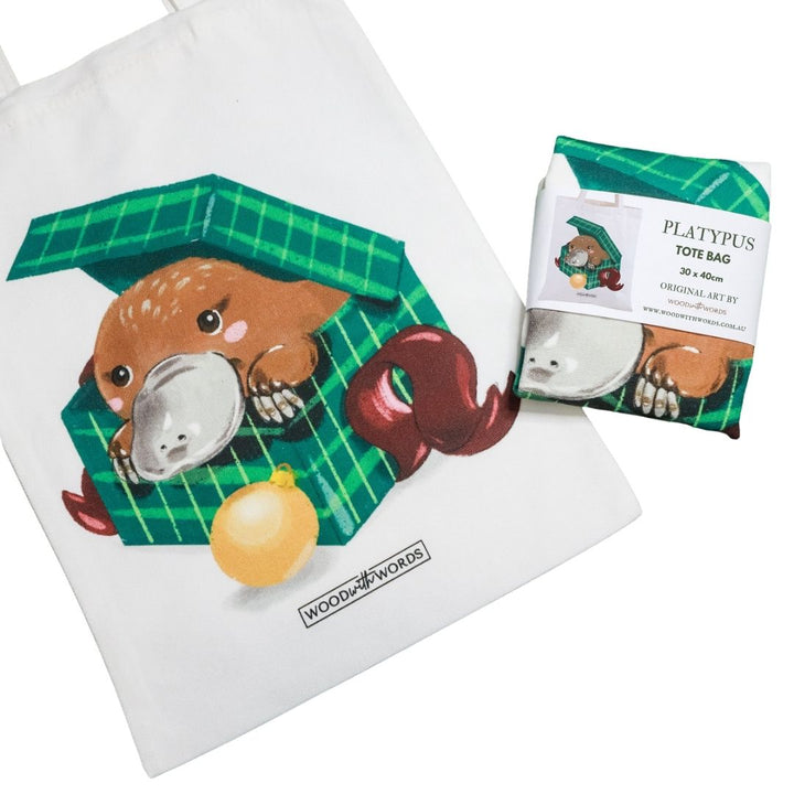 Platypus Canvas Tote Bag