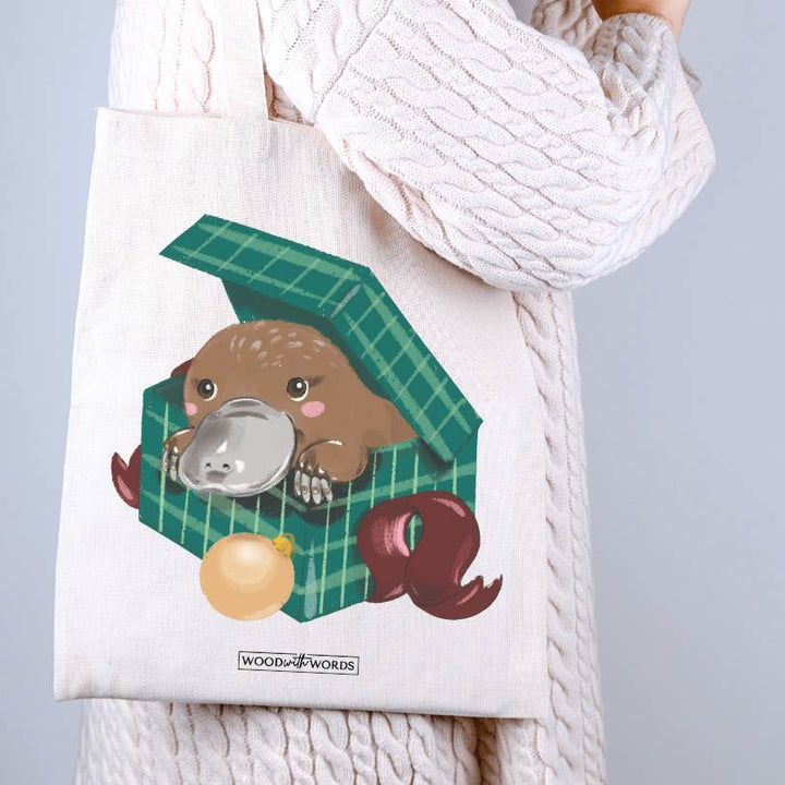 Platypus Canvas Tote Bag