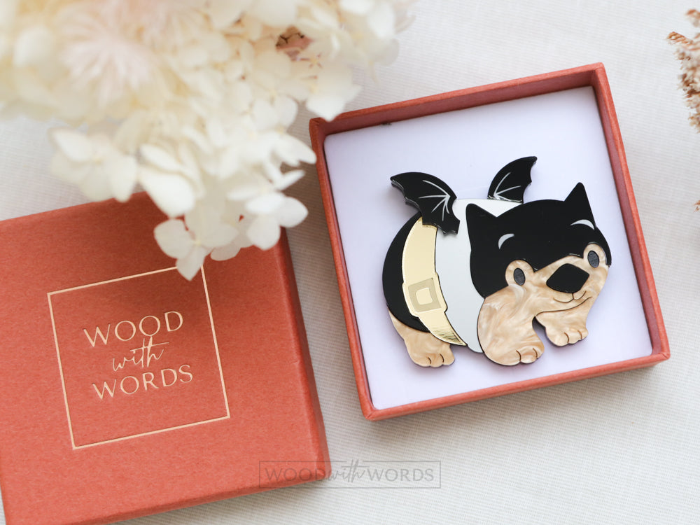 Wombatman Brooch