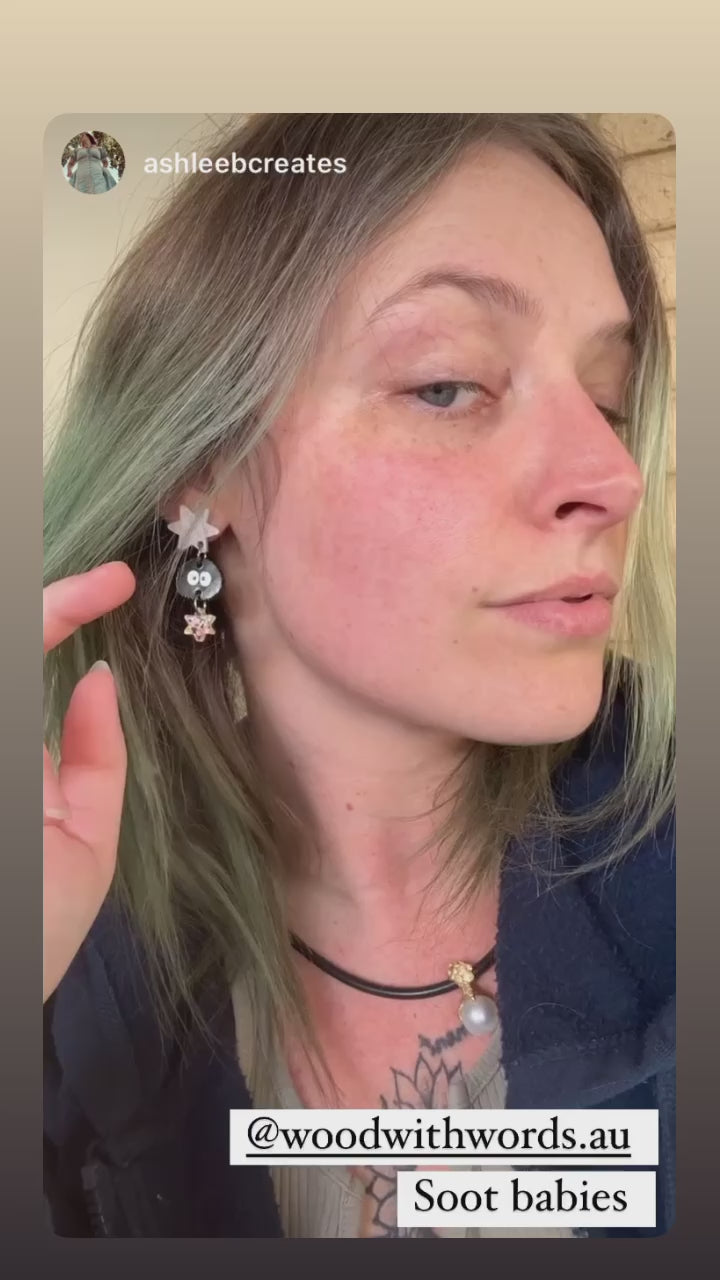 Soot Sprites Dangle Earrings