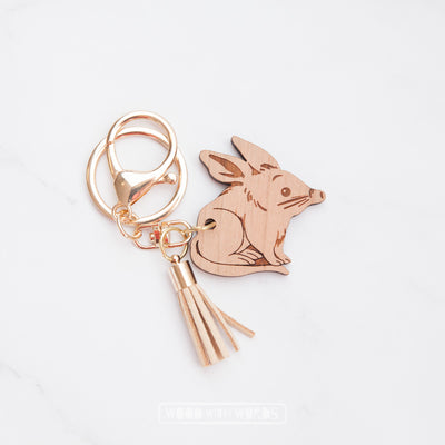 Bilby Tassel Keychain Keyring