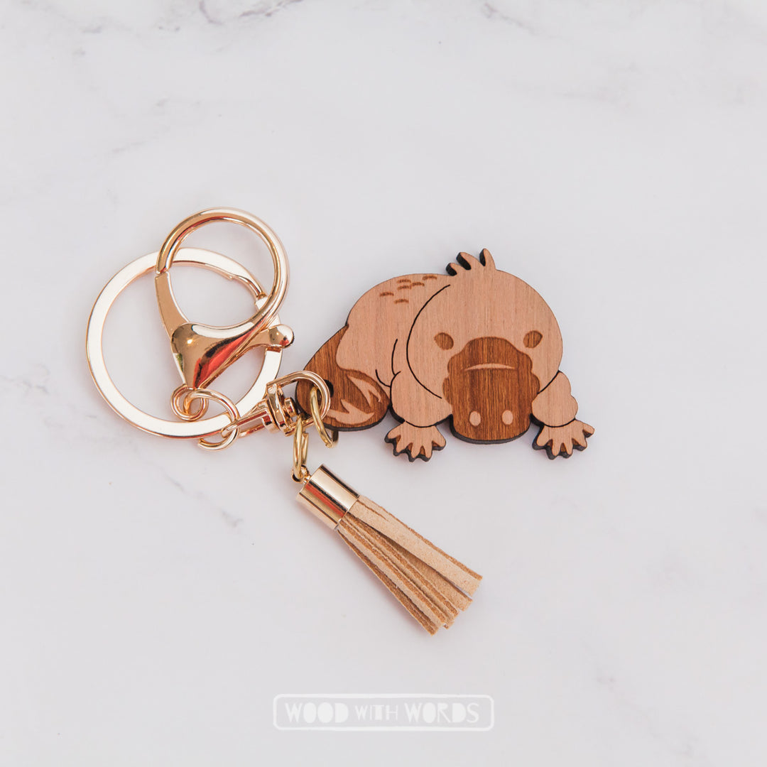 Christmas Preorder - Australian Animals Tassel Keyrings with name add-on