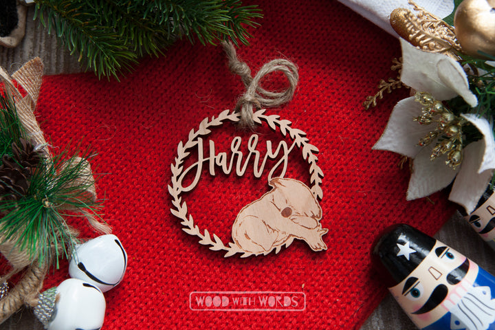 Australian Wildlife Personalised Ornament