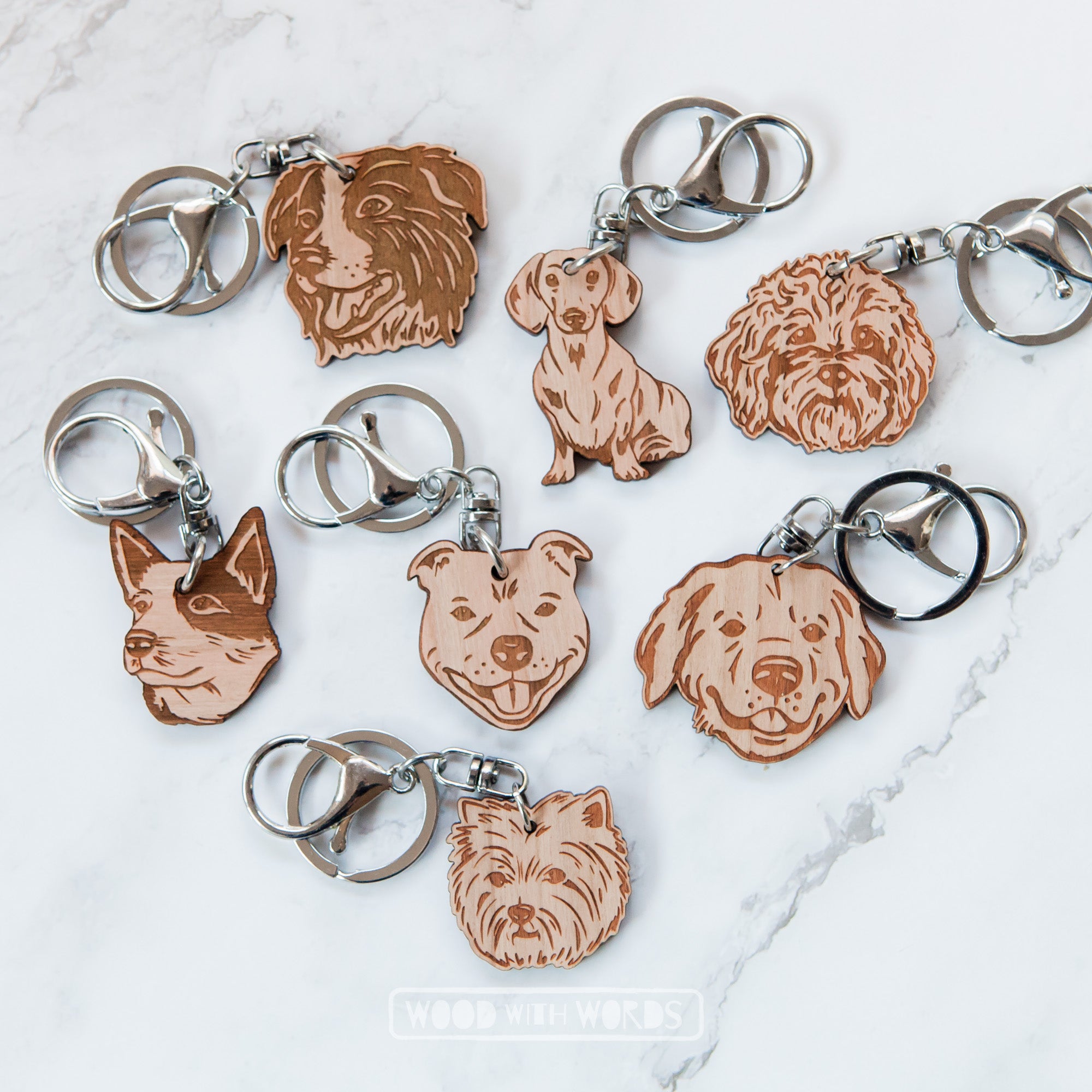 Labradoodle keyring hot sale