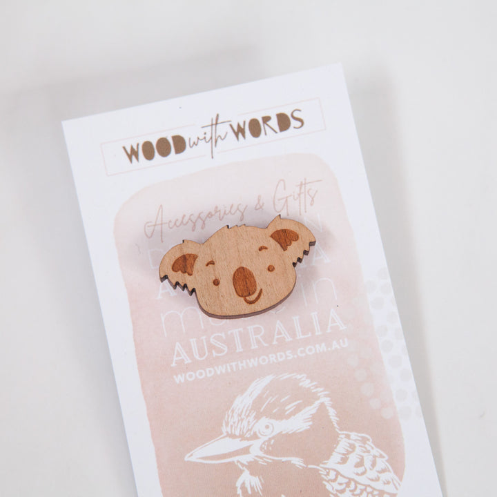 Koala Wooden Pin