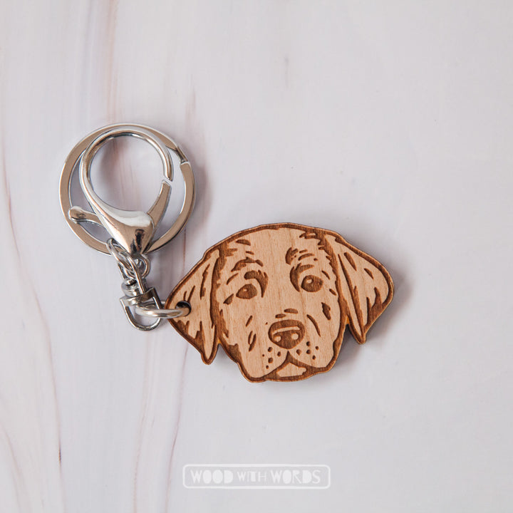 Labrador Keychain Keyring