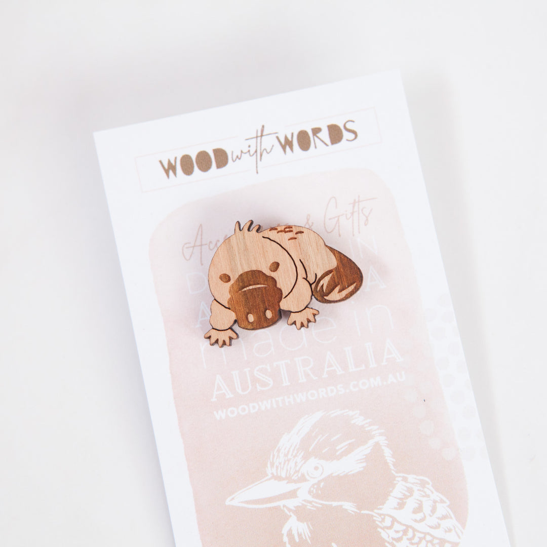 Platypus Wooden Pin