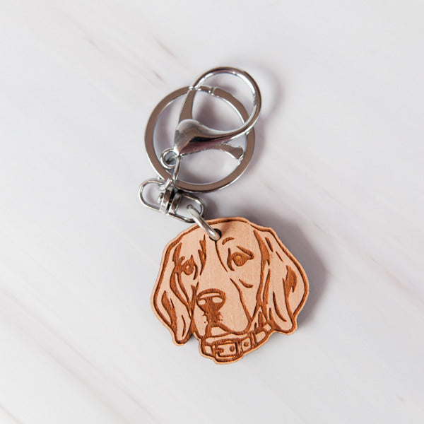 Beagle Dog Keychain Keyring
